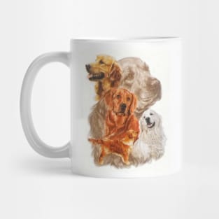 Golden Retriever Medley Mug